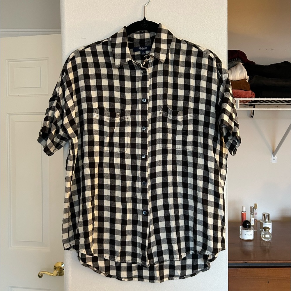 Madewell Buffalo Check Courier Shirt XS